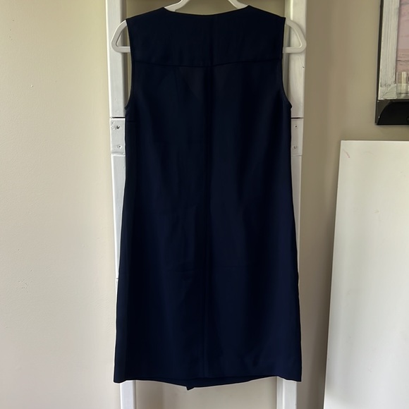 J Crew Navy Dress Size 0 - Picture 4 of 10